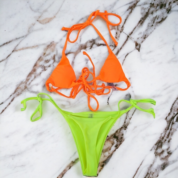 Farfi Swimming Suit Padded Off Shoulder Adjustable Bathing Suit - Picture 2 of 2